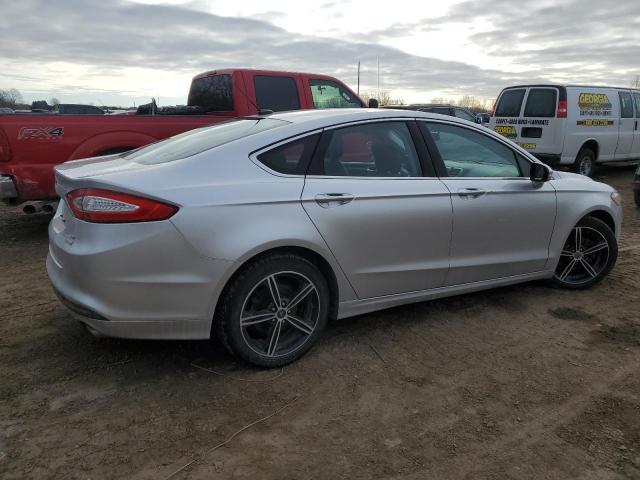 3FA6P0HD7ER148981 - 2014 FORD FUSION SE SILVER photo 3