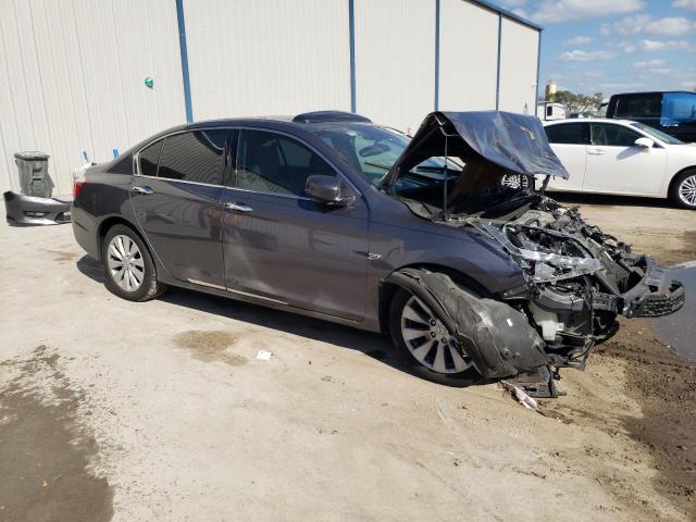 1HGCR3F82EA038995 - 2014 HONDA ACCORD EXL GRAY photo 4