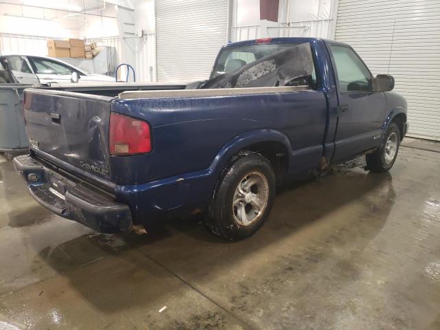 1GCCS1452YK292317 - 2000 CHEVROLET S TRUCK S10 BLUE photo 3