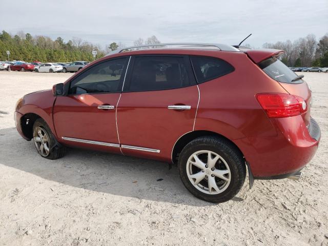 JN8AS5MT7BW189119 - 2011 NISSAN ROGUE S RED photo 2