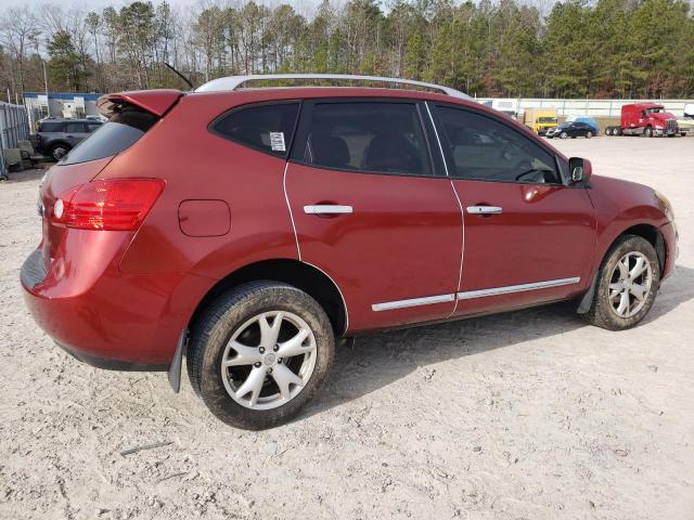 JN8AS5MT7BW189119 - 2011 NISSAN ROGUE S RED photo 3