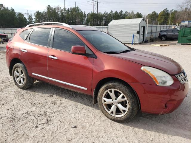 JN8AS5MT7BW189119 - 2011 NISSAN ROGUE S RED photo 4