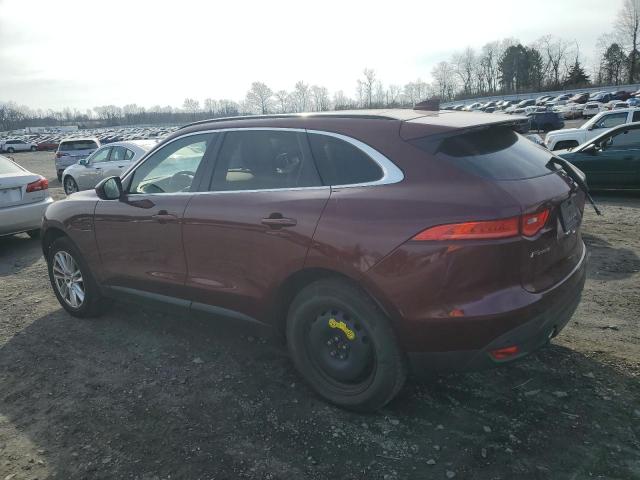 SADCK2BV8HA499586 - 2017 JAGUAR F-PACE PRESTIGE MAROON photo 2