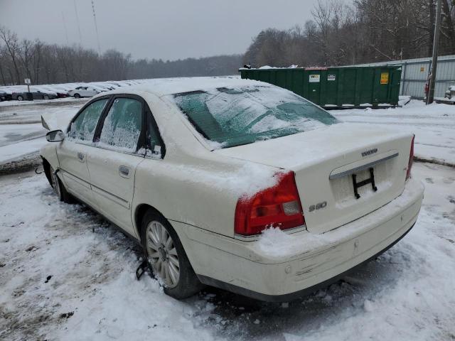 YV1TS91Z541366684 - 2004 VOLVO S80 T6 ELI WHITE photo 2