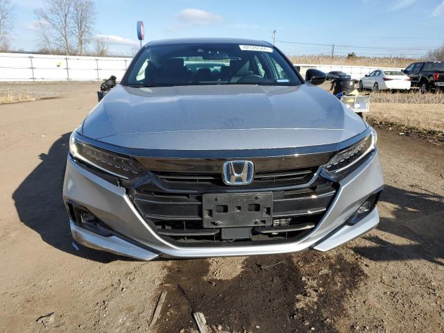 1HGCV3F28NA022517 - 2022 HONDA ACCORD HYBRID SPORT SILVER photo 5