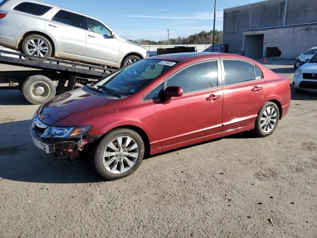 2HGFA169X9H350460 - 2009 HONDA CIVIC EXL BURGUNDY photo 1