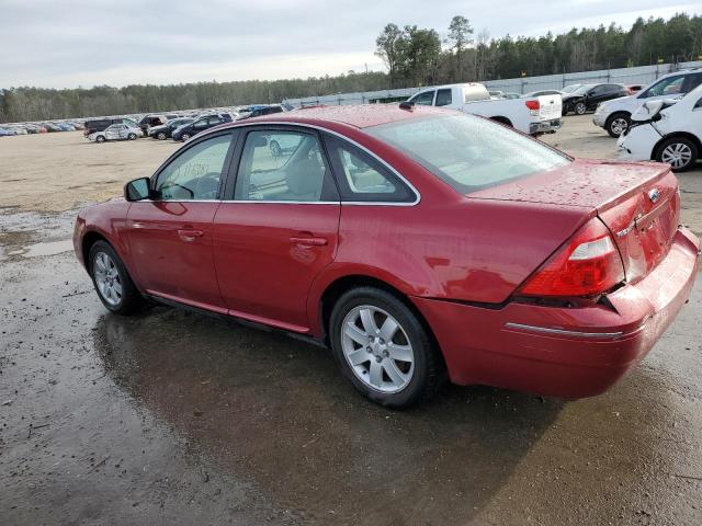 1FAHP24157G128416 - 2007 FORD FIVE HUNDR SEL RED photo 2