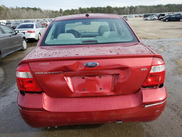 1FAHP24157G128416 - 2007 FORD FIVE HUNDR SEL RED photo 6