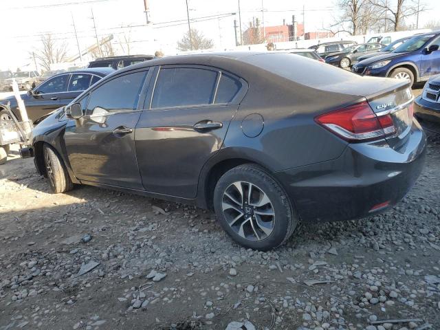 2HGFB2F9XDH524622 - 2013 HONDA CIVIC EXL შავი ფოტო 2