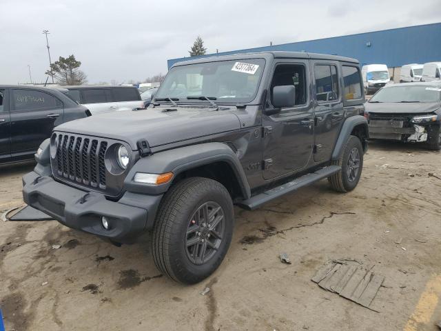 1C4PJXDN2RW196866 - 2024 JEEP WRANGLER SPORT GRAY photo 1