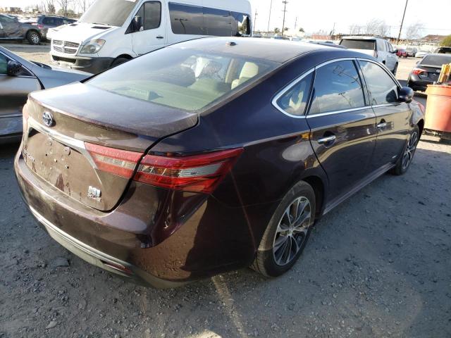 4T1BD1EB9JU060524 - 2018 TOYOTA AVALON HYBRID BURGUNDY photo 3