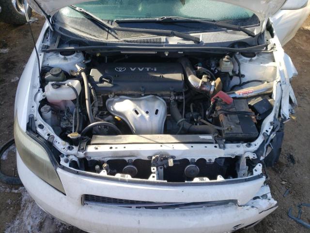 JTKDE177970196051 - 2007 TOYOTA SCION TC WHITE photo 11