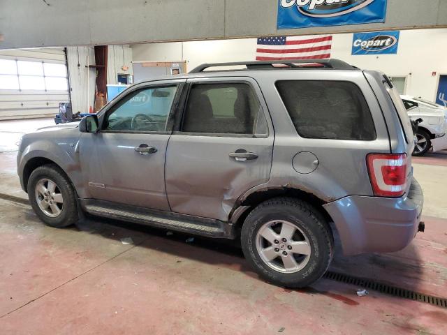 1FMCU93118KB77369 - 2008 FORD ESCAPE XLT GRAY photo 2