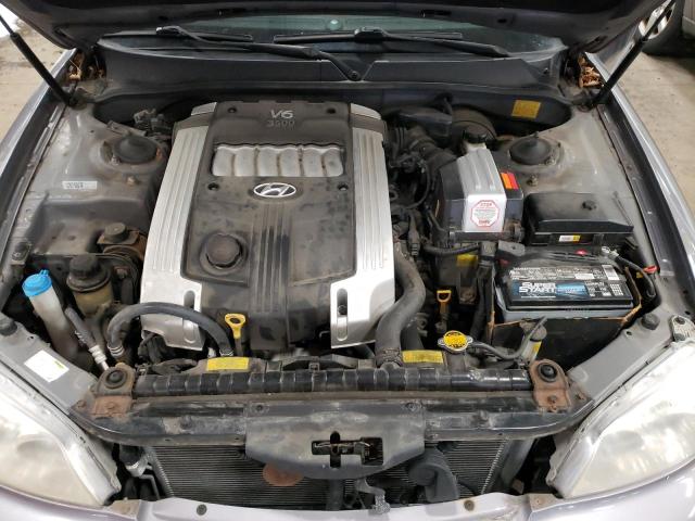 KMHFU45E75A426646 - 2005 HYUNDAI XG 350 GRAY photo 11