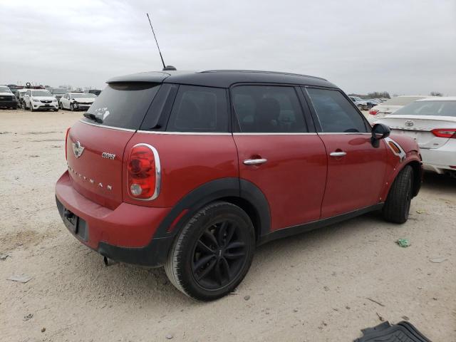 WMWZB3C55DWM31427 - 2013 MINI COOPER COUNTRYMAN RED photo 3