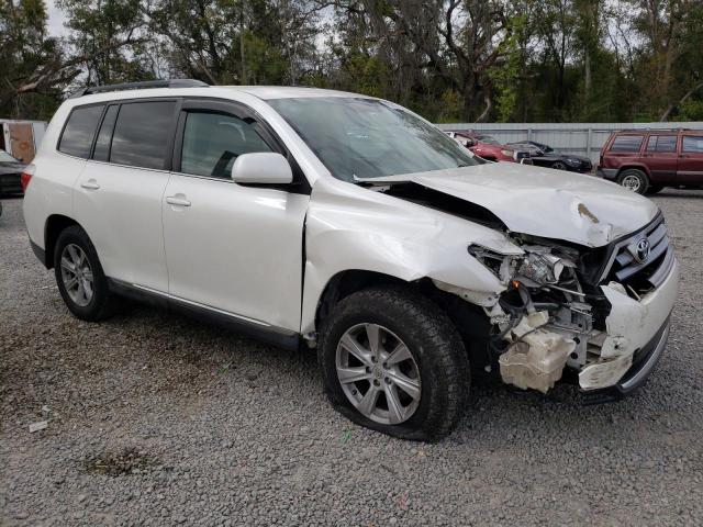 5TDZA3EH1DS046671 - 2013 TOYOTA HIGHLANDER BASE WHITE photo 4