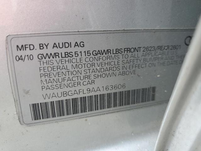 WAUBGAFL9AA163606 - 2010 AUDI S4 PREMIUM PLUS SILVER photo 12