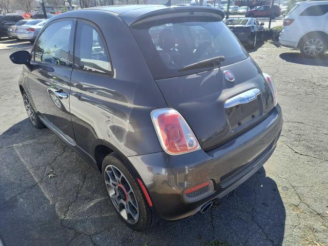 3C3CFFBR4FT741410 - 2015 FIAT 500 SPORT BLACK photo 3