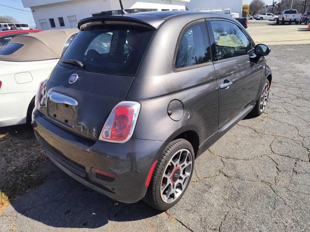 3C3CFFBR4FT741410 - 2015 FIAT 500 SPORT BLACK photo 4