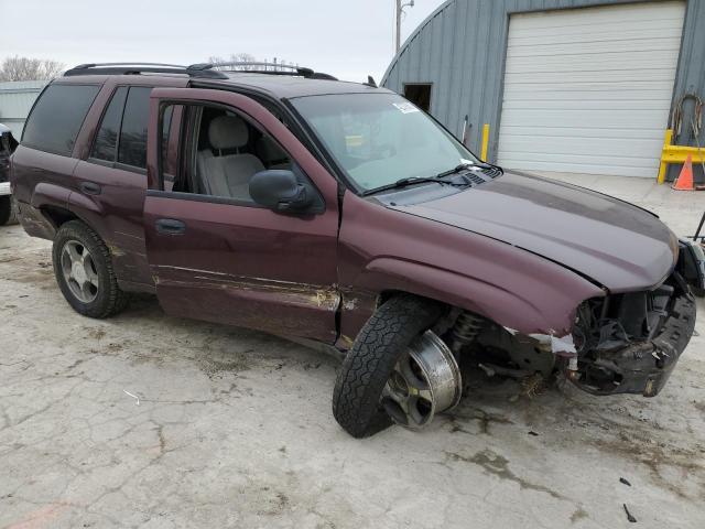 1GNDS13S762350700 - 2006 CHEVROLET TRAILBLAZE LS MAROON photo 4