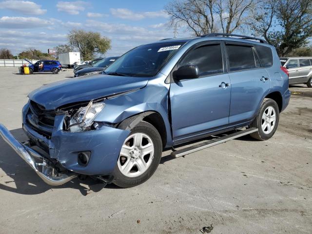 2T3ZF4DV4AW049444 - 2010 TOYOTA RAV4 BLUE photo 1