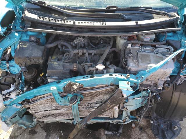 JTDKDTB3XK1625749 - 2019 TOYOTA PRIUS C TEAL photo 11