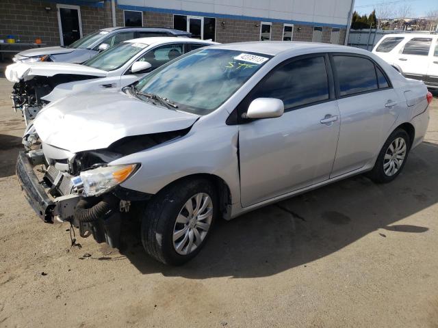 2T1BU4EE4CC843816 - 2012 TOYOTA COROLLA BASE SILVER photo 1