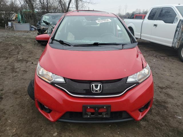 JHMGK5H71GX019888 - 2016 HONDA FIT EX RED photo 5