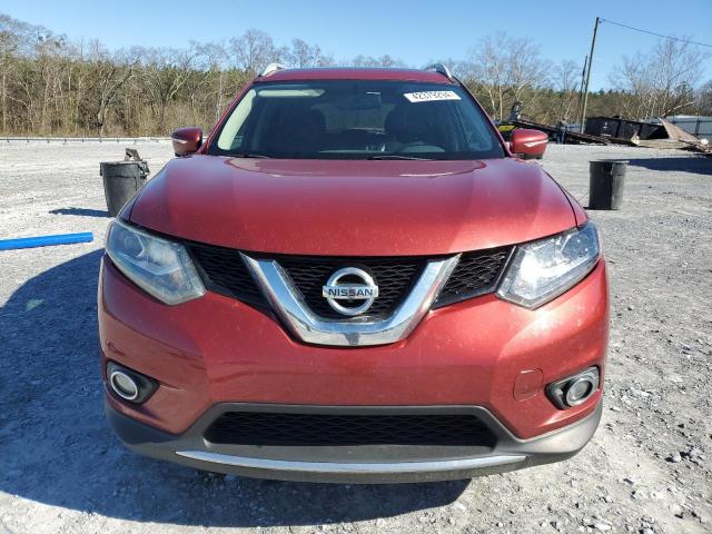 5N1AT2MT9FC770146 - 2015 NISSAN ROGUE S BURGUNDY photo 5