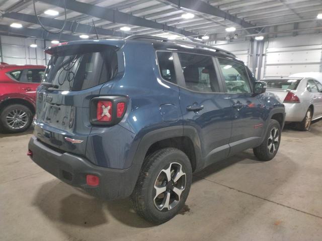 ZACNJBC15LPL90849 - 2020 JEEP RENEGADE TRAILHAWK BLUE photo 3