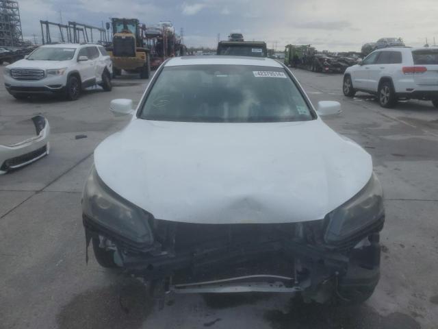 1HGCR3F8XDA004897 - 2013 HONDA ACCORD EXL WHITE photo 5