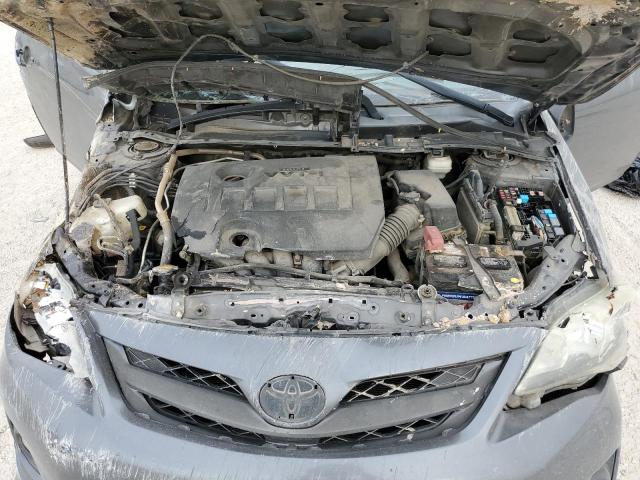 5YFBU4EE2DP092751 - 2013 TOYOTA COROLLA BASE GRAY photo 11