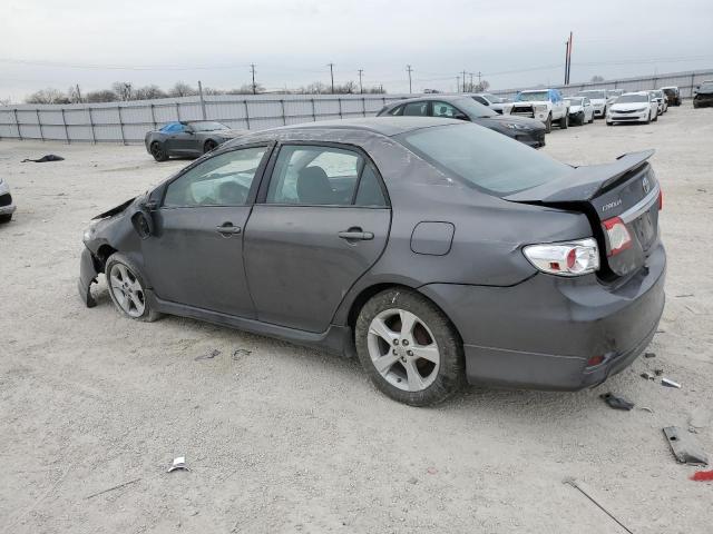 5YFBU4EE2DP092751 - 2013 TOYOTA COROLLA BASE GRAY photo 2