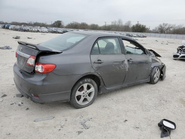 5YFBU4EE2DP092751 - 2013 TOYOTA COROLLA BASE GRAY photo 3
