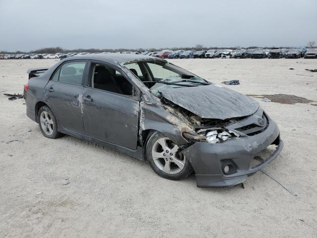 5YFBU4EE2DP092751 - 2013 TOYOTA COROLLA BASE GRAY photo 4