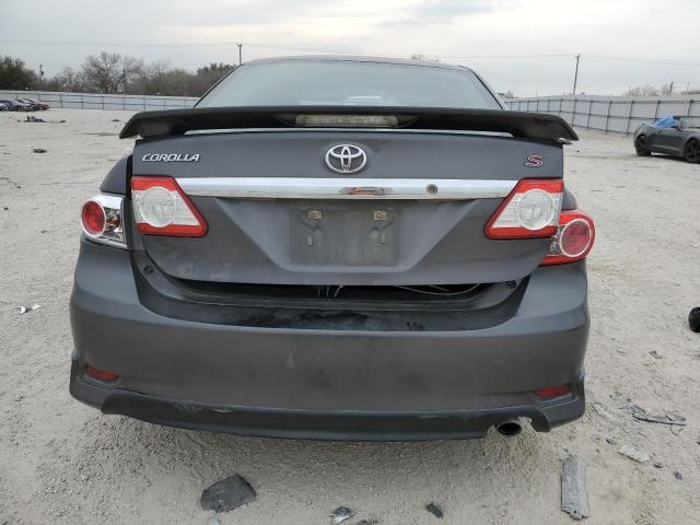 5YFBU4EE2DP092751 - 2013 TOYOTA COROLLA BASE GRAY photo 6