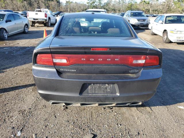 2C3CDXBG0DH571238 - 2013 DODGE CHARGER SE GRAY photo 6