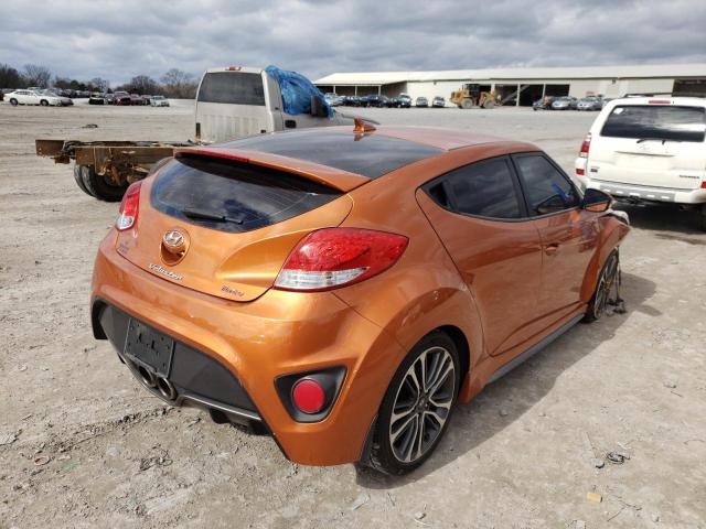 KMHTC6AE4GU281865 - 2016 HYUNDAI VELOSTER TURBO ORANGE photo 3