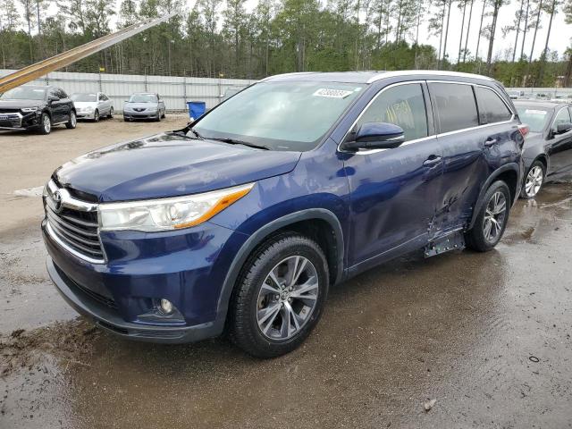 2016 TOYOTA HIGHLANDER XLE, 