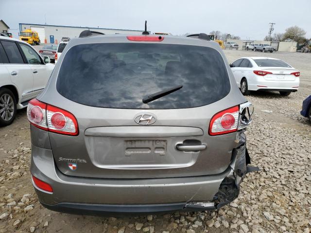 5XYZG3AB6CG091889 - 2012 HYUNDAI SANTA FE GLS GRAY photo 6