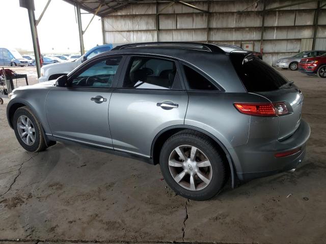 JNRAS08U55X107436 - 2005 INFINITI FX35 GRAY photo 2