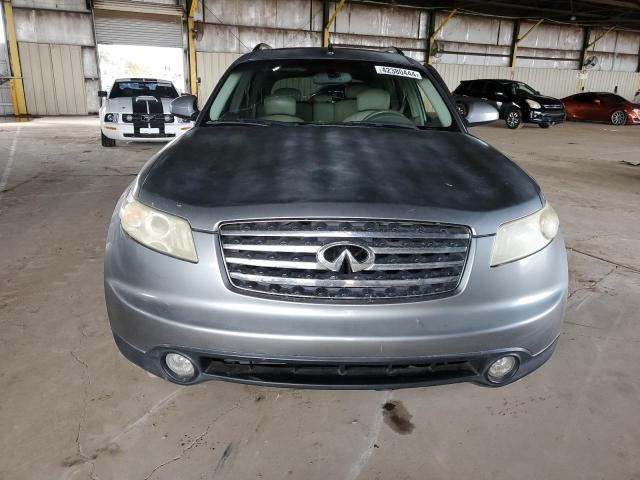 JNRAS08U55X107436 - 2005 INFINITI FX35 GRAY photo 5