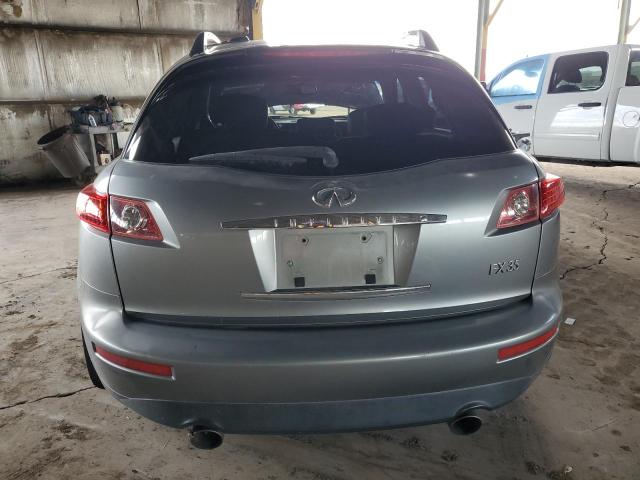 JNRAS08U55X107436 - 2005 INFINITI FX35 GRAY photo 6