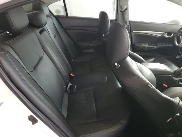 19XFB2F91EE248262 - 2014 HONDA CIVIC EXL თეთრი ფოტო 10