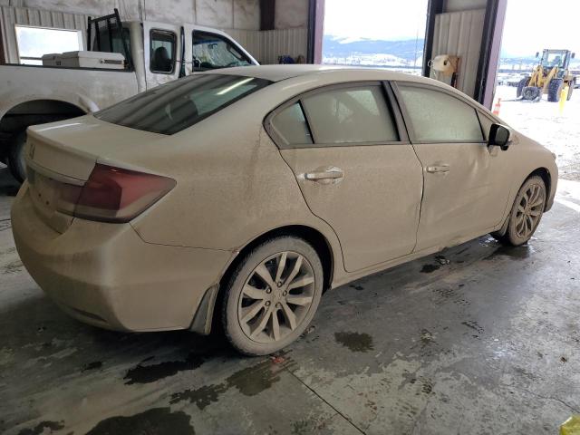 19XFB2F91EE248262 - 2014 HONDA CIVIC EXL თეთრი ფოტო 3