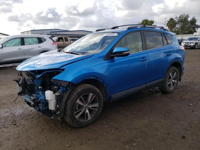 JTMWFREV2JJ171250 - 2018 TOYOTA RAV4 ADVENTURE BLUE photo 1