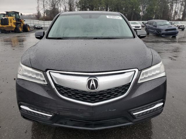 5FRYD3H21EB004578 - 2014 ACURA MDX GRAY photo 5