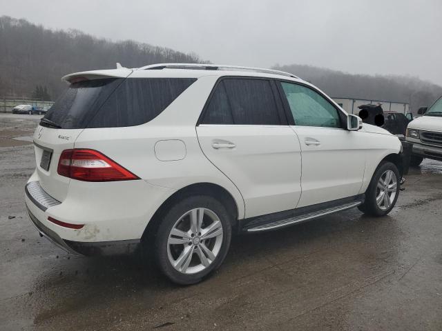4JGDA5HB6EA414253 - 2014 MERCEDES-BENZ ML 350 4MATIC WHITE photo 3