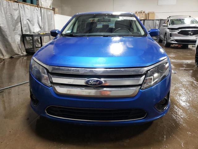 3FAHP0HA5CR393838 - 2012 FORD FUSION SE BLUE photo 5