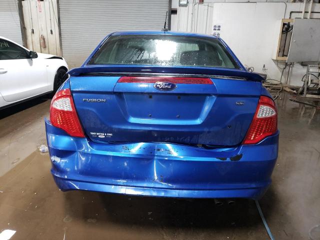 3FAHP0HA5CR393838 - 2012 FORD FUSION SE BLUE photo 6